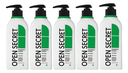 5 Piezas Keratina Nutricion Intensiva Open Secret 300ml