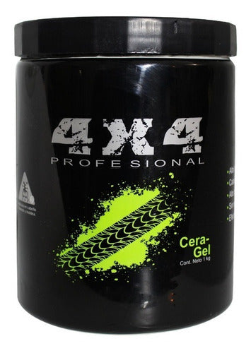 Fijador Modelador 4x4 Profesional Cera-gel Contenedor De 1kg