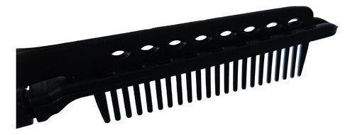 Peine Para Alisar El Cabello Con Plancha O Alisadora Color Negro
