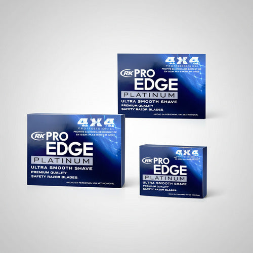 Navaja Doble Filo 100 Hojas Afeitado Ultrasuave 4x4 3pz Azul