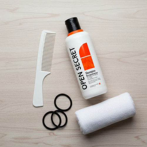 Shampoo Reconstructor Cabello Daño Extremo 300ml Open Secret