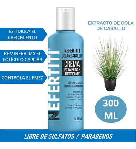 Crema Para Peinar Cola De Caballo Sin Parabenos Nefertiti