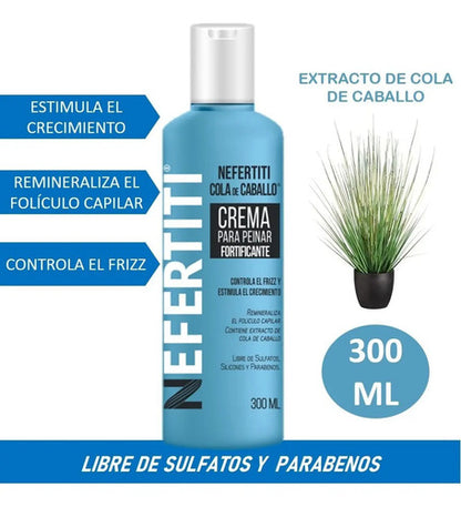 Crema Para Peinar Cola De Caballo Sin Parabenos Nefertiti