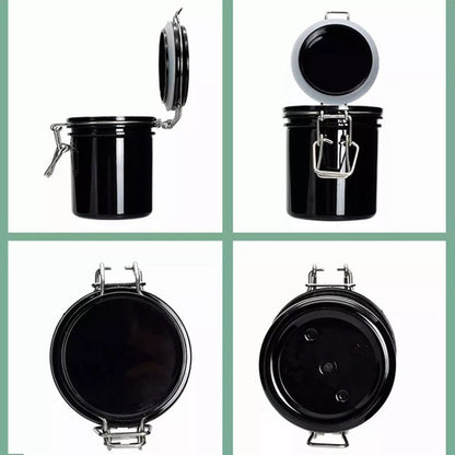Bote De Almacenamiento Para Pegamento De Pegamento Pestañas Color Negro