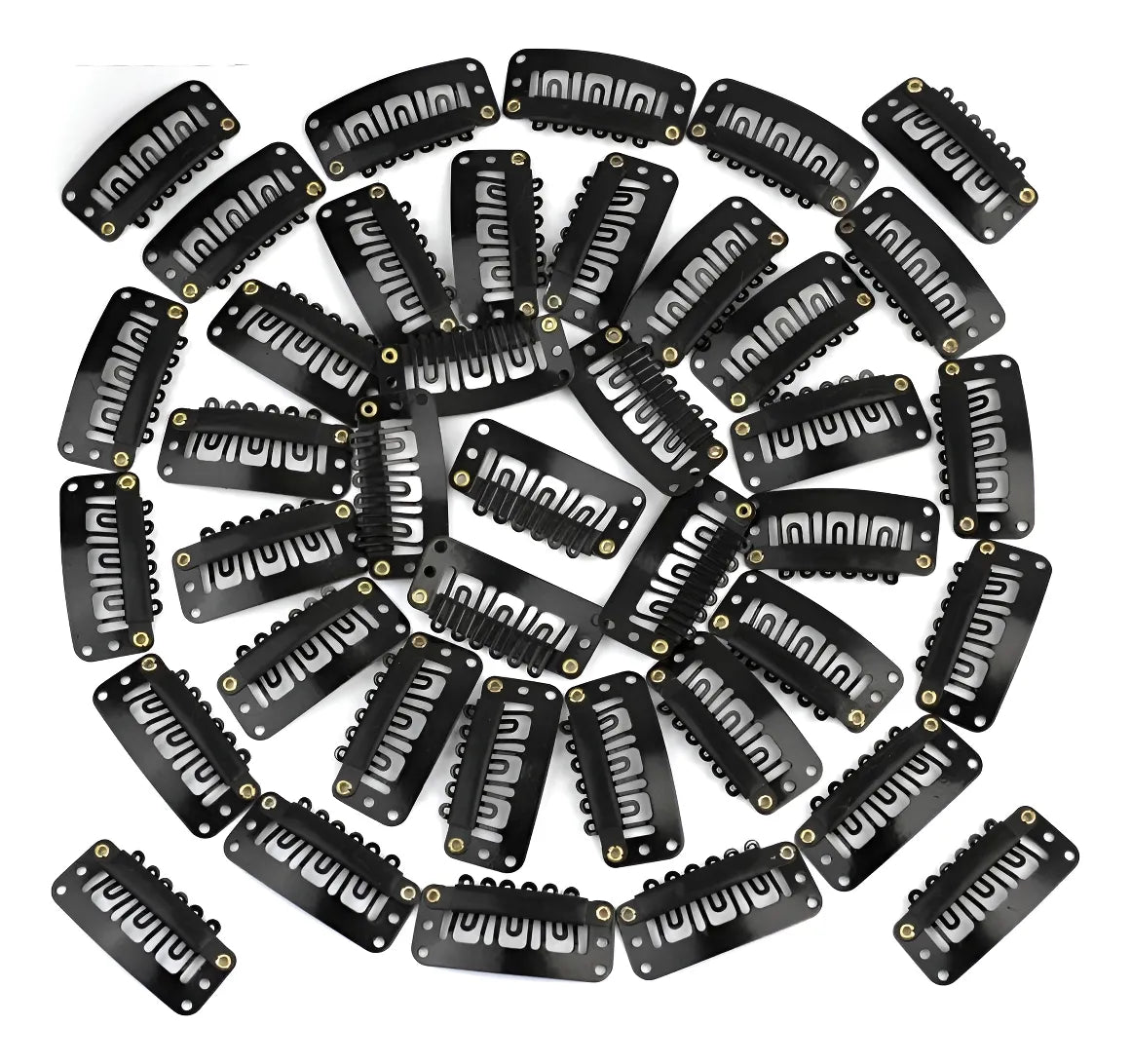 50 Clips Cucas Para Extensiones De Cabello