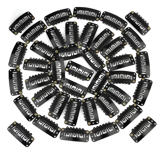50 Clips Cucas Para Extensiones De Cabello