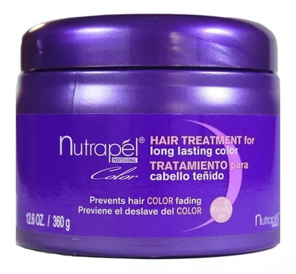 Nutrapel Tratamiento Para Cabello Teñido 360g
