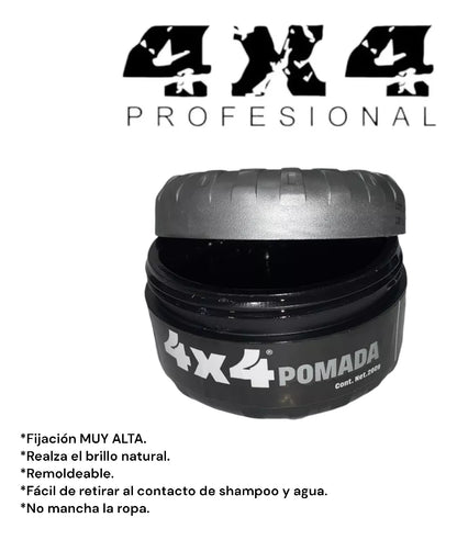 Pomada Para Cabello 4x4 Profesional 200g