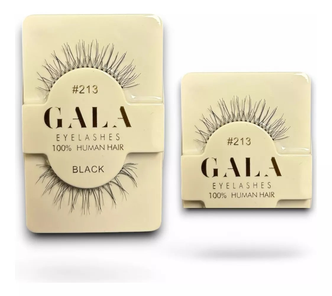 1 Pestañas Gala 100% Cabello Natural Tipo 3D