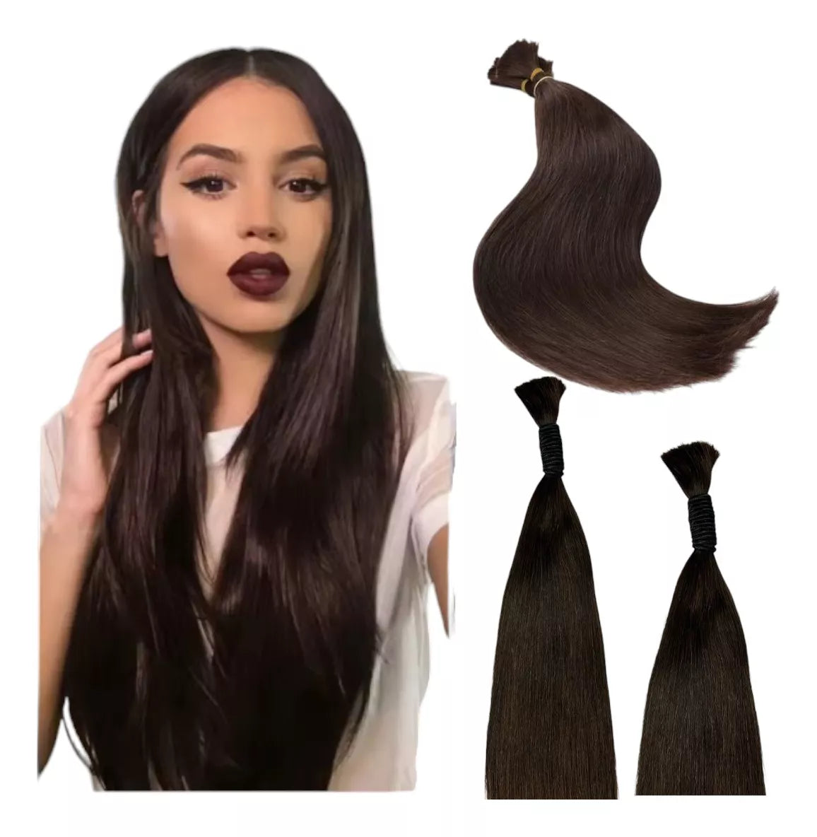 Extensiones Cabello 100% Natural Gala Remy 18 Pulgadas 50 Gramos / 75 cm