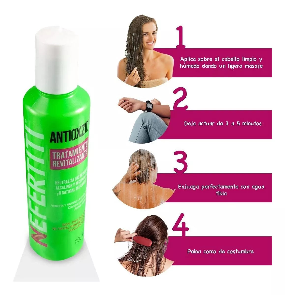 Tratamiento Revitalizante Antioxid Nefertiti 300 Ml