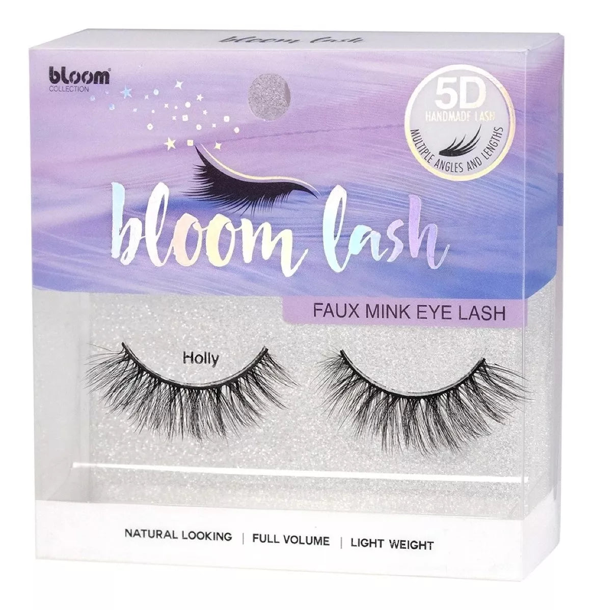 Pestaña Postiza Bloom Lash 5d De Tira Hecha A Mano Natural