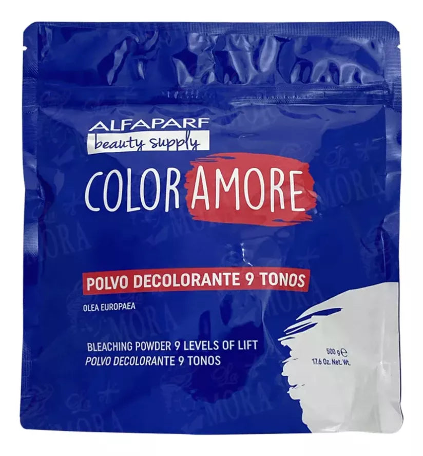 Polvo Decolorante Alfaparf 9 Tonos Color Amore 500grs