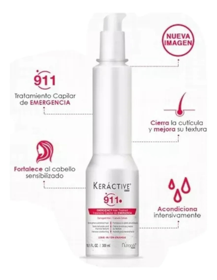 Kit 2 Kerative 911 Nutrapel Tratamiento Capilar 300ml