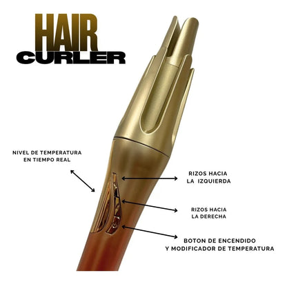 Rizador Automático Para Cabello Giratorio Ceramica 32mm