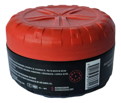 4x4 Pomada Para Cabello Tapa Roja De 200g