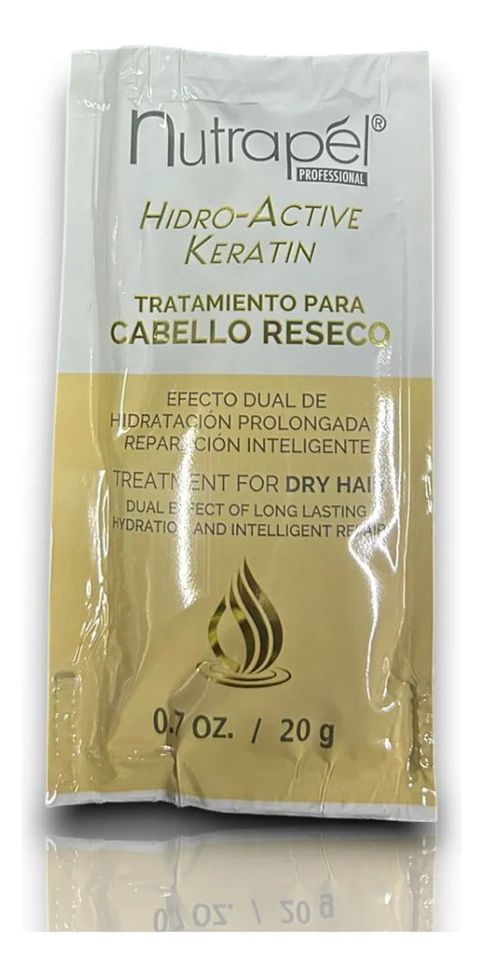 Nutrapel Tratamiento Hidro Active Keratin Sachets 1 Pza
