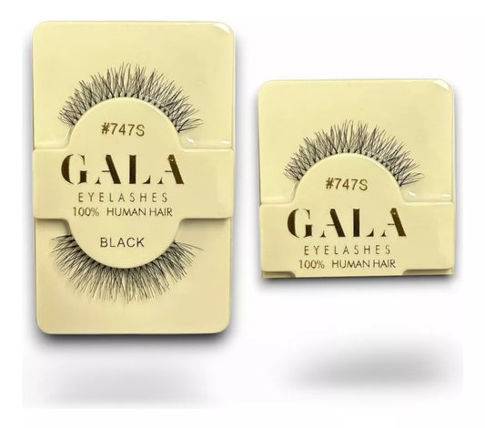 1 Pestañas Gala 100% Cabello Natural Tipo 3D