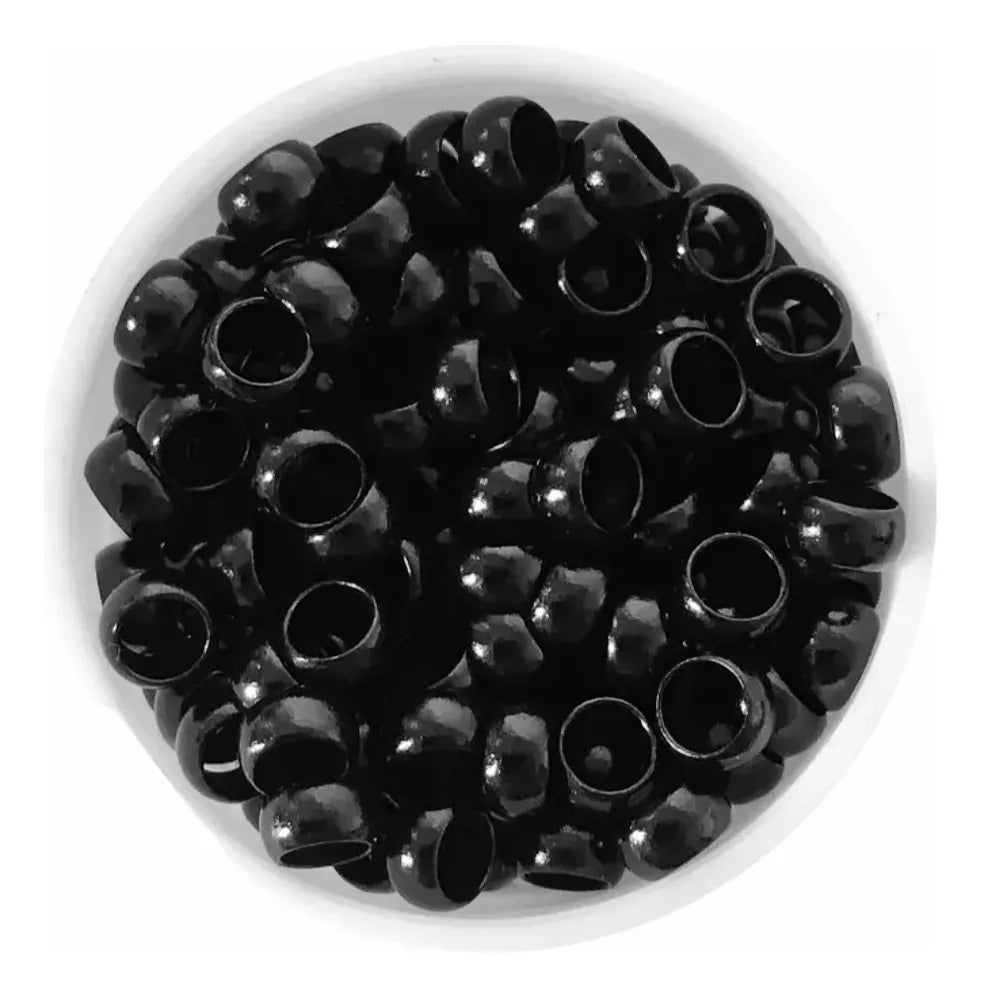 Nano Ring Para Extensiones De Cabello 500 Pzas. Color Negro