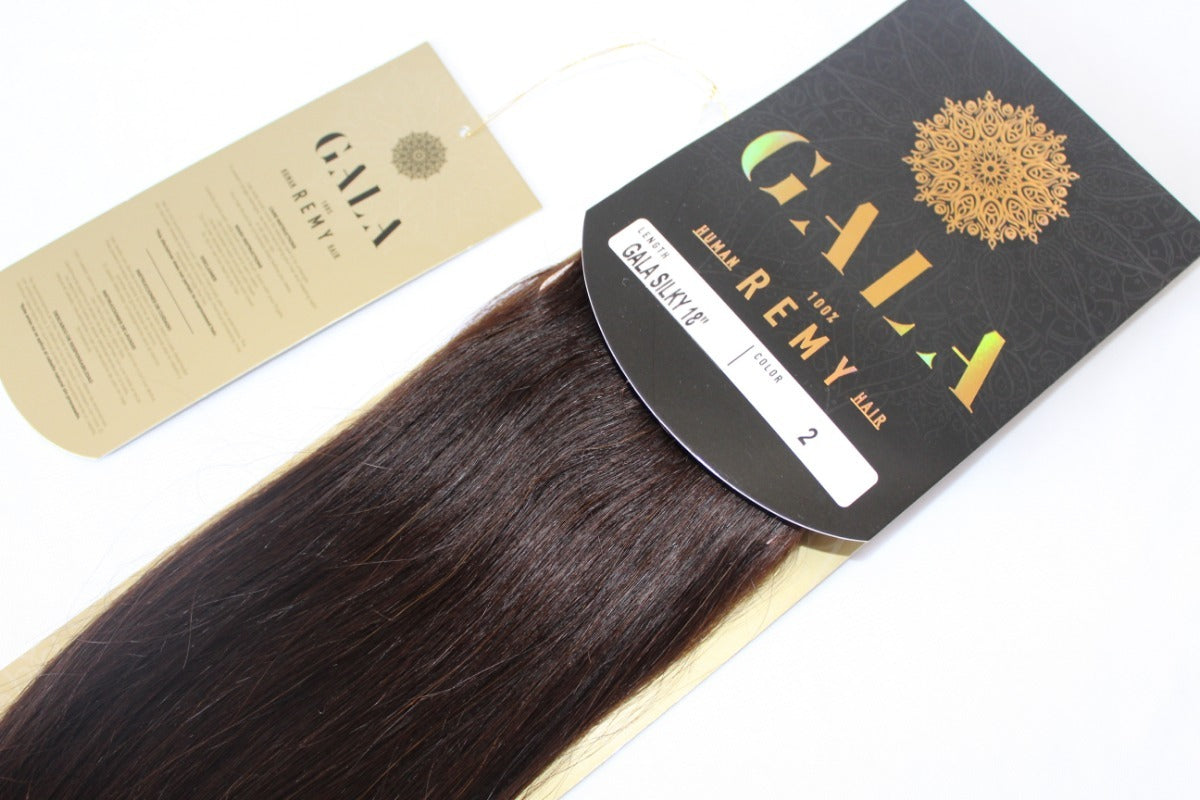 Extensiones Cabello 100% Natural Gala Remy 18 Pulgadas