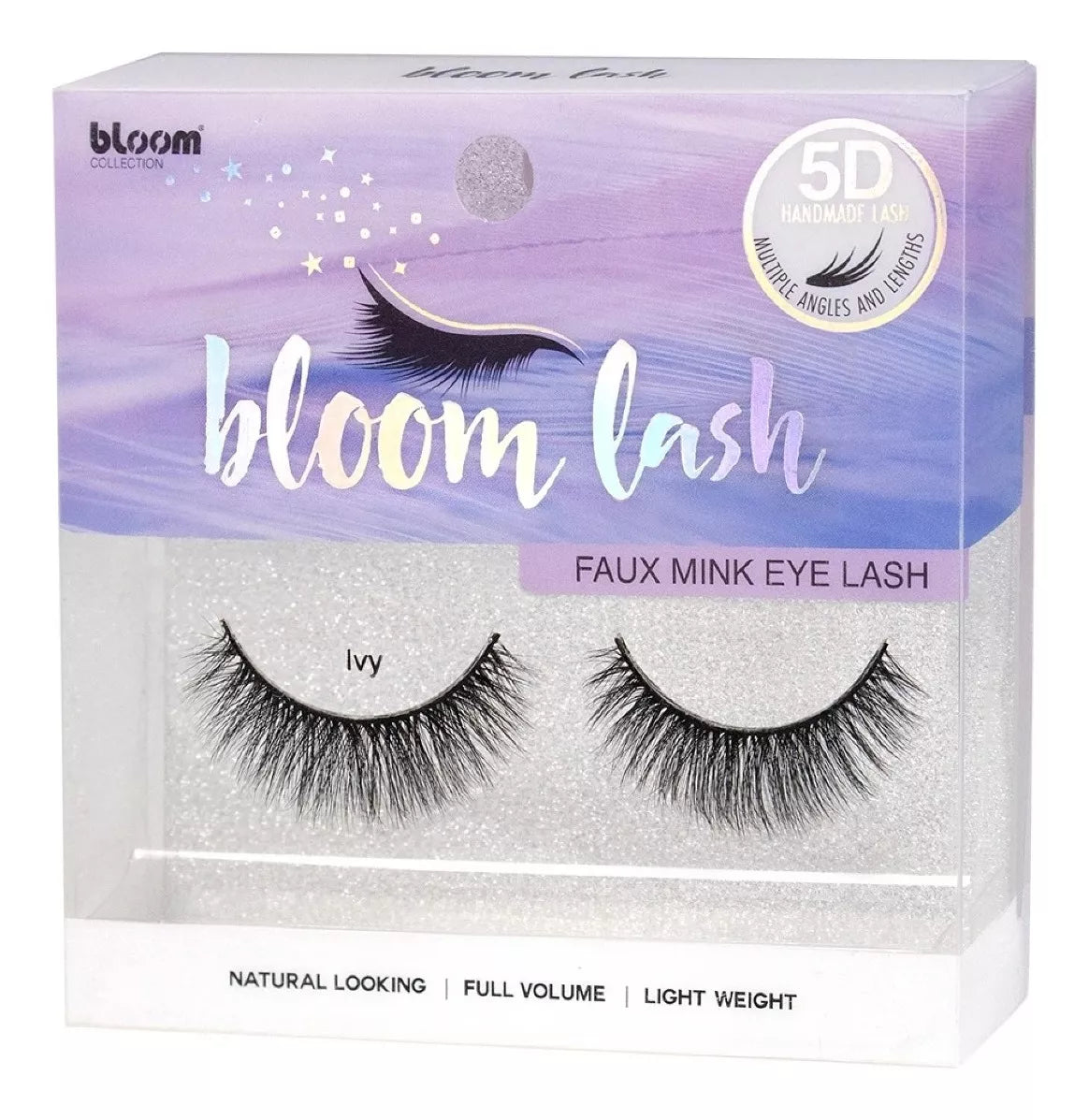 Pestaña Postiza Bloom Lash 5d De Tira Hecha A Mano Natural