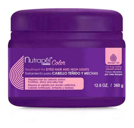 Nutrapel Tratamiento Para Cabello Teñido 360g