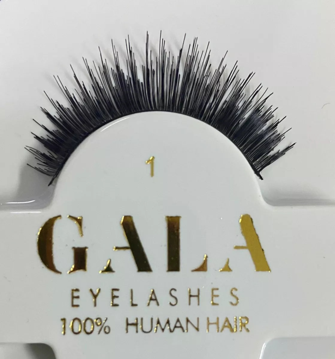 1 Pestañas Gala 100% Cabello Natural Tipo 3D
