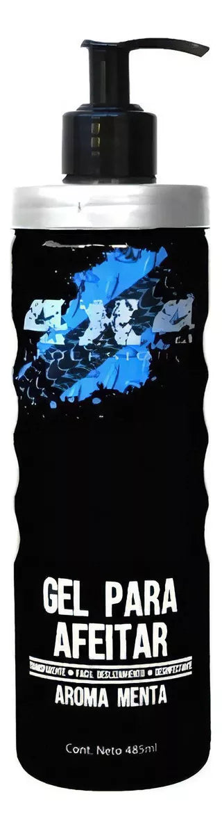 Gel Para Afeitar Aroma Menta 4x4 Profesional 485ml