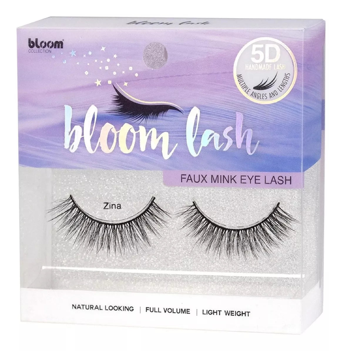 Pestaña Postiza Bloom Lash 5d De Tira Hecha A Mano Natural