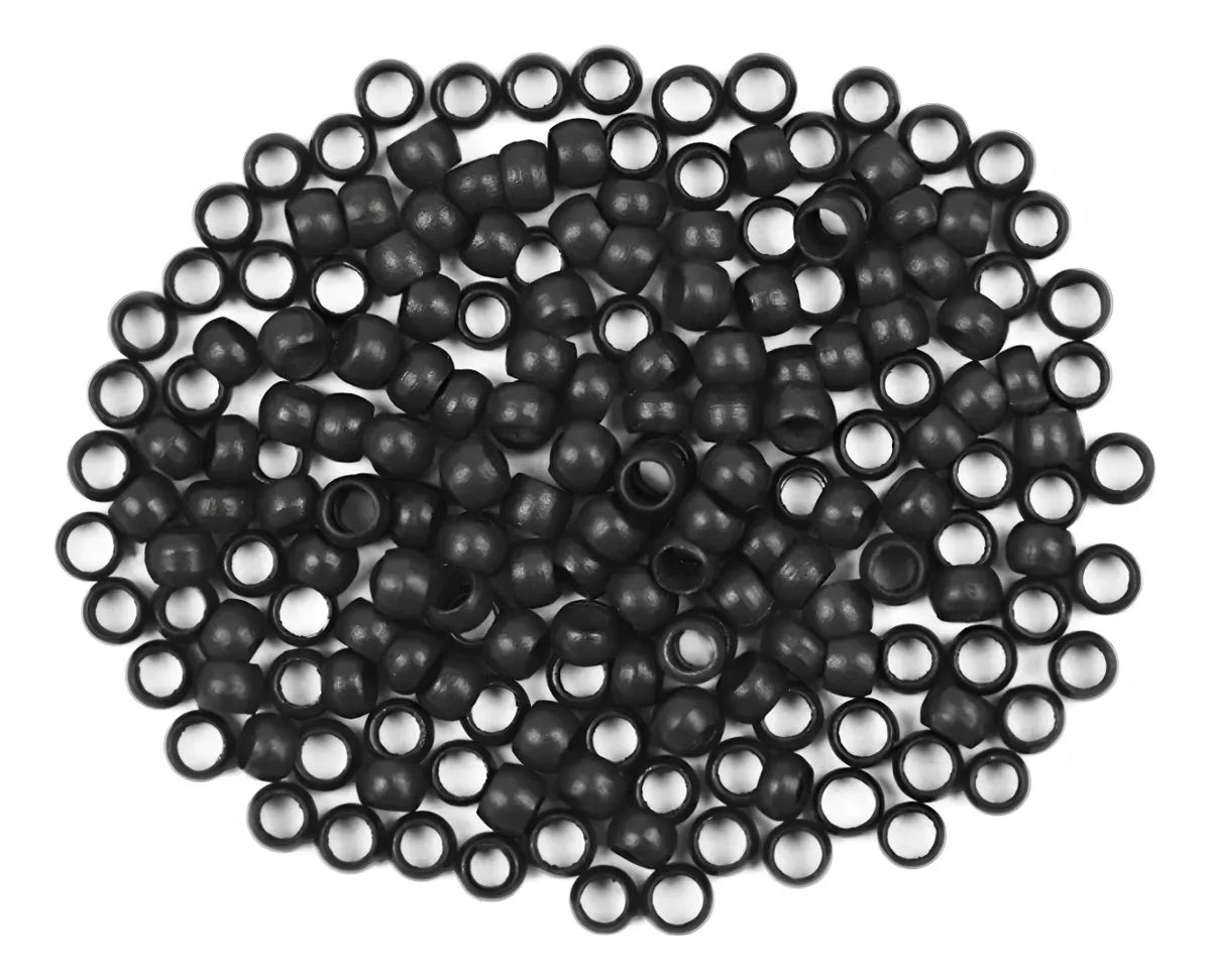 Nano Ring Para Extensiones De Cabello 500 Pzas. Color Negro