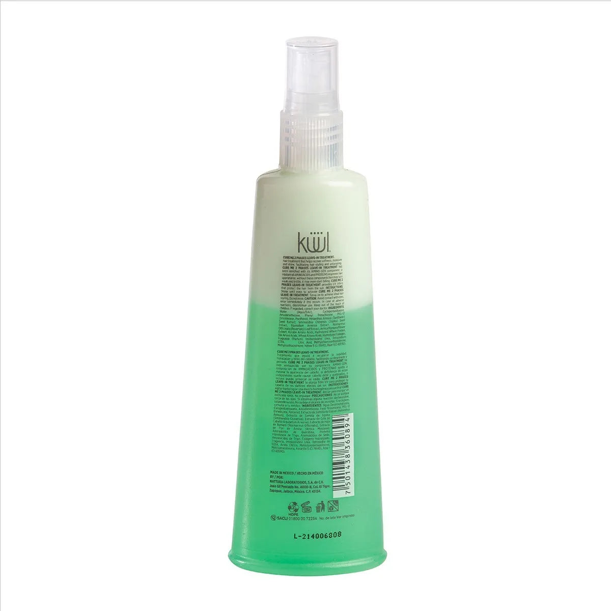 Tratamiento Hidratante Anti Frizz Uso Diario Kuul 150 Ml