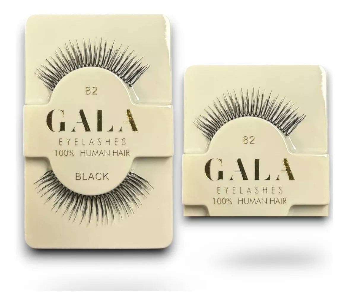 1 Pestañas Gala 100% Cabello Natural Tipo 3D