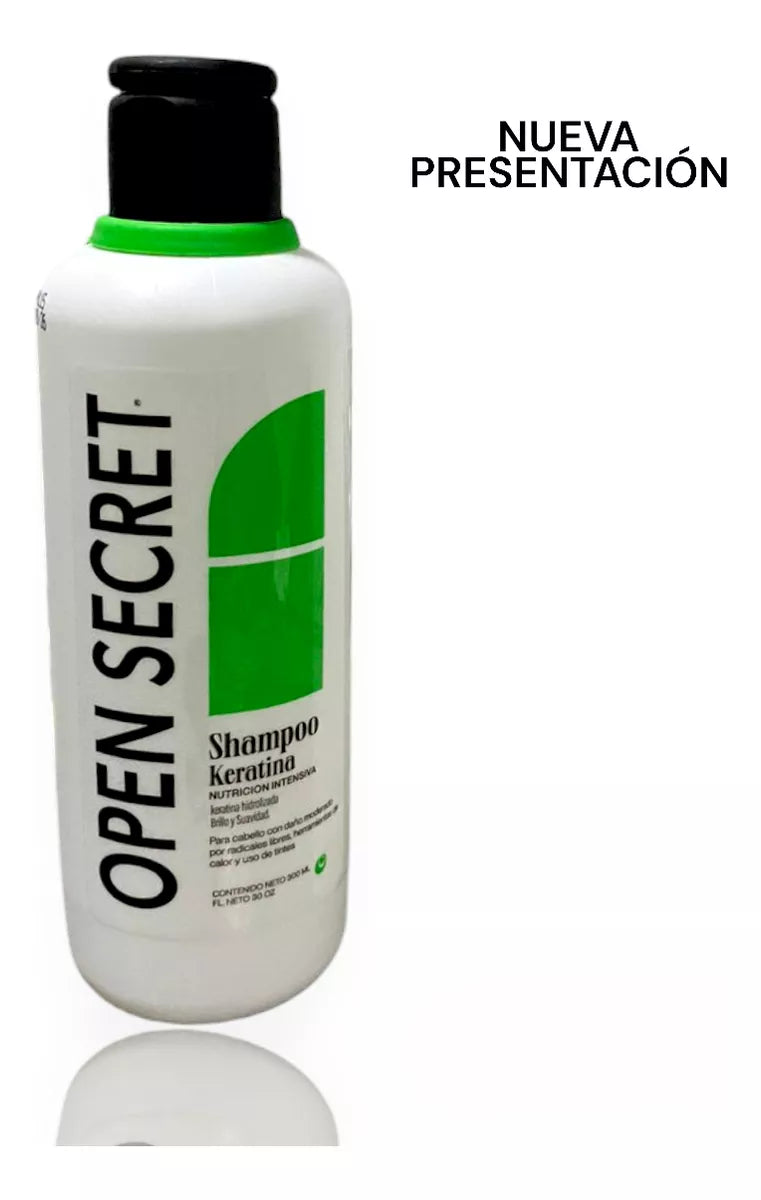 Duo Shampoo Y Tratamiento De Keratina Open Secret 300ml