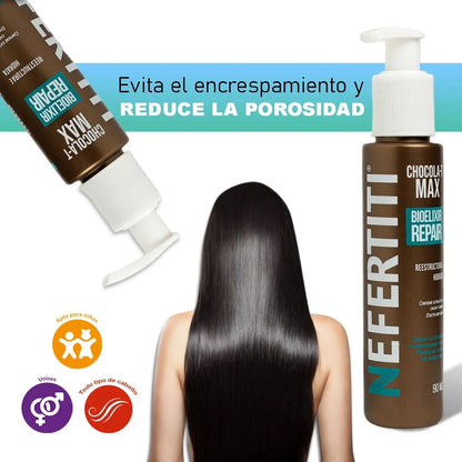 Tratamiento Para Cabello Maltratado Bioelixir Chocola-t Nefertiti 90ml