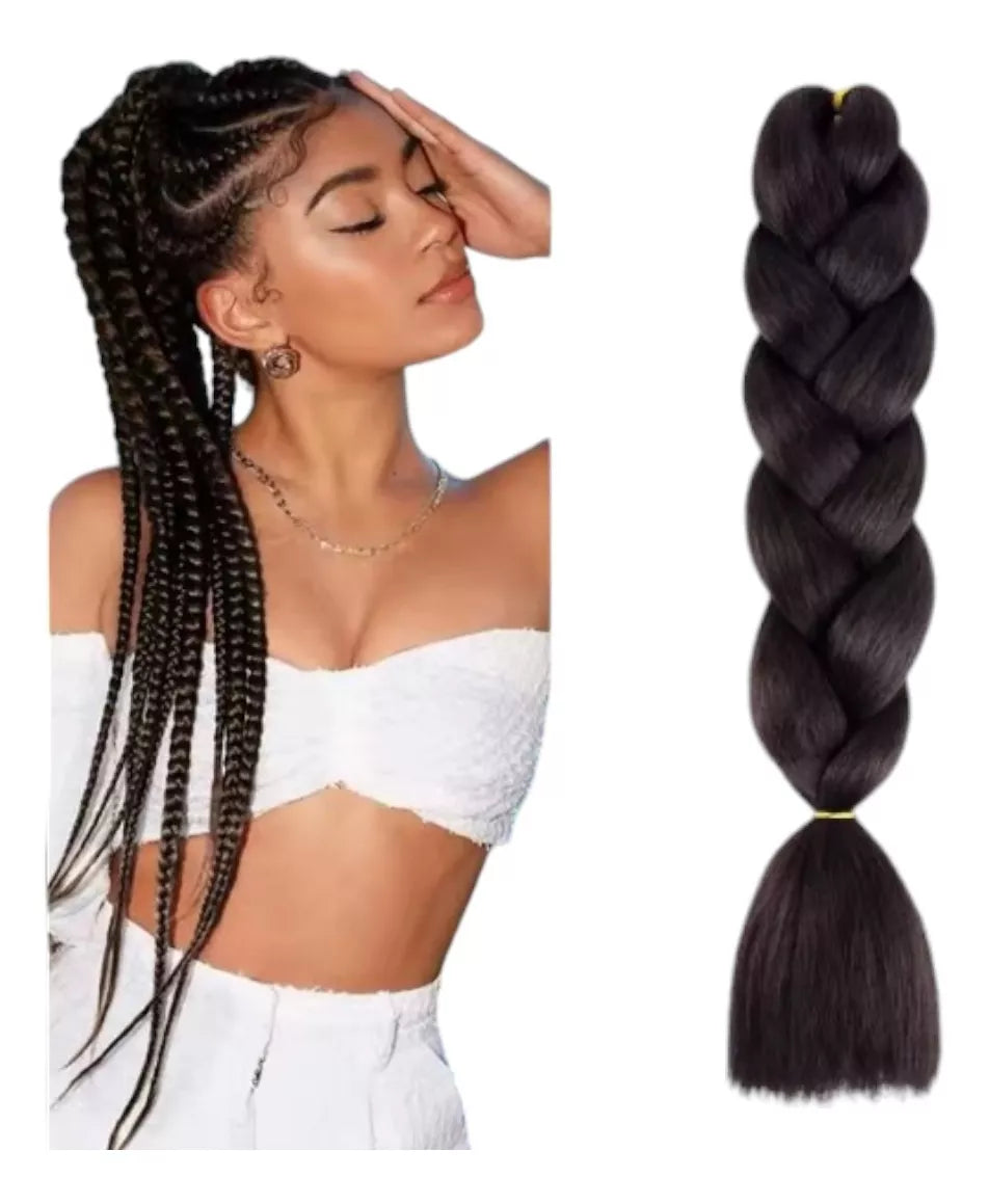 Extension de Cabello Trenza Africana Kanekalon