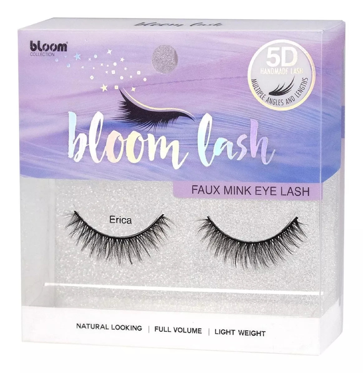 Pestaña Postiza Bloom Lash 5d De Tira Hecha A Mano Natural