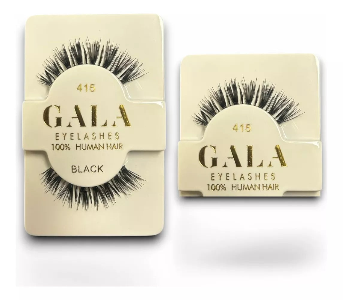 1 Pestañas Gala 100% Cabello Natural Tipo 3D