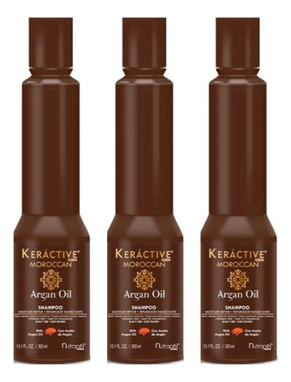 Nutrapel Keractive Moroccan Argan Oil Shampoo 300ml