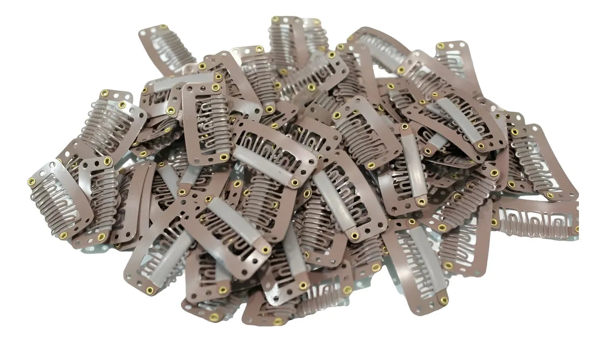 50 Clips Cucas Para Extensiones De Cabello