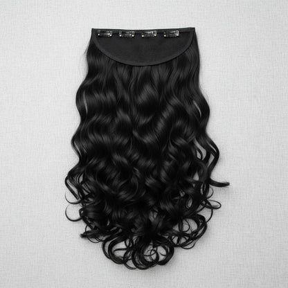 Extension Halo Gala Extra Volumen Ondulada Clip In 1 Cortina 22 Pulgadas #1B