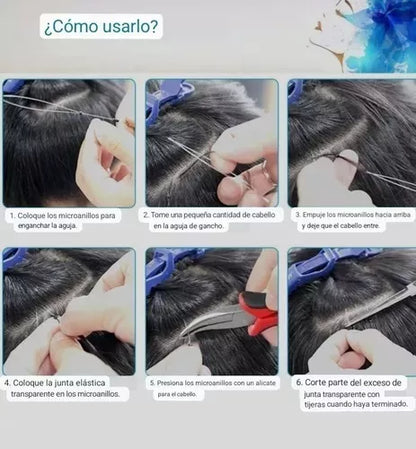 GALA DUO PINZA Y GANCHO AGUJA PARA EXTENSIONES