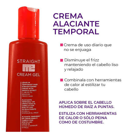 Crema Alaciadora Temporal Straight Me Cream Gel Küül