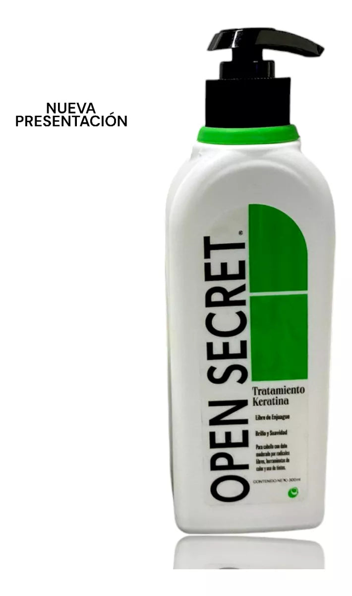 Duo Shampoo Y Tratamiento De Keratina Open Secret 300ml