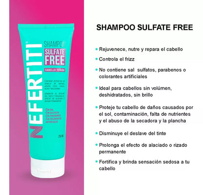 Shampoo Sin Sal Para Cabello Teñido Libre De Parabenos 300ml