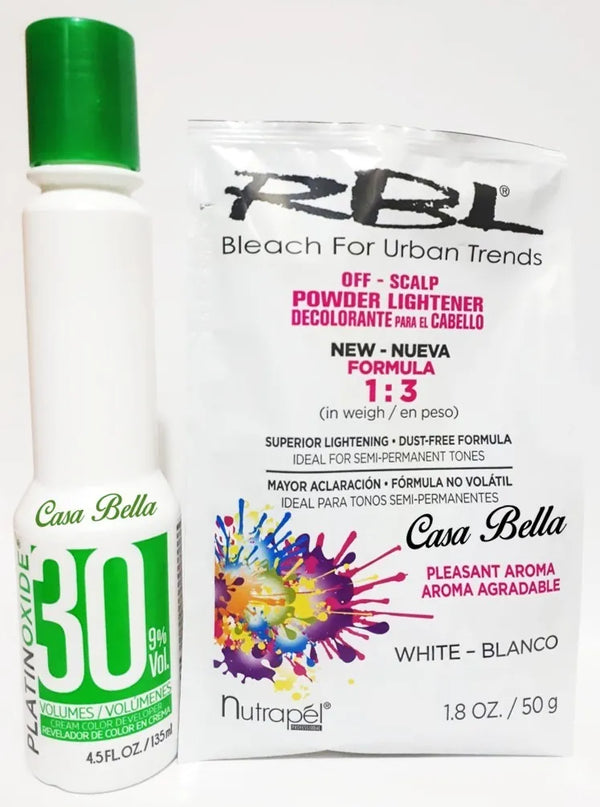 Decolorante Nutrapel RBL tono 1 negro para cabello