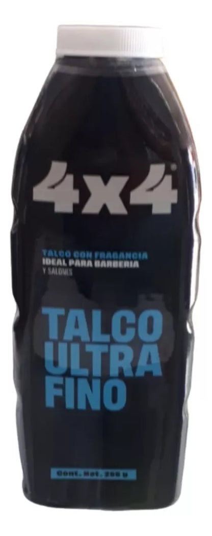 Talco Ultra Fino Para Barbería Y Salones 4x4 255g