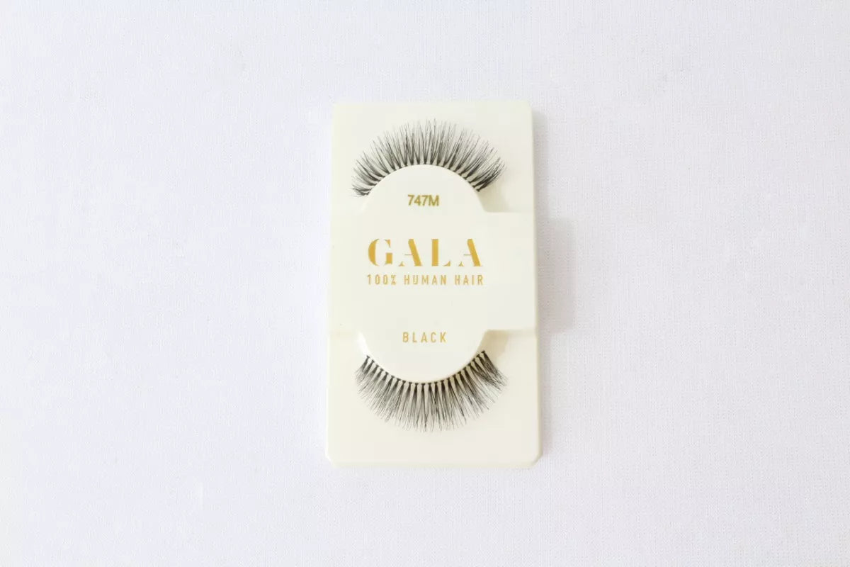 1 Pestañas Gala 100% Cabello Natural Tipo 3D