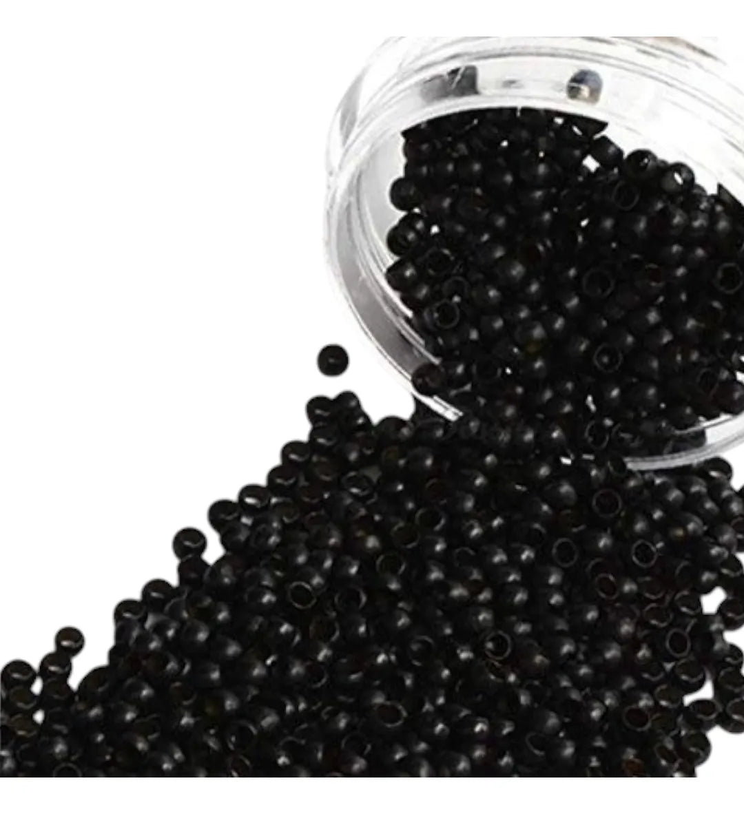 Nano Ring Para Extensiones De Cabello 500 Pzas. Color Negro