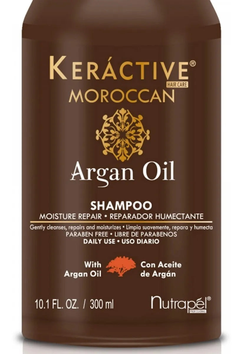 Nutrapel Keractive Moroccan Argan Oil Shampoo 300ml