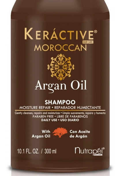 Nutrapel Keractive Moroccan Argan Oil Shampoo 300ml